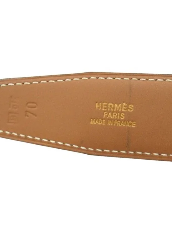Hermes Buckle Reversible Belt Box Calf Leather Black Brown - Picture 7 of 7